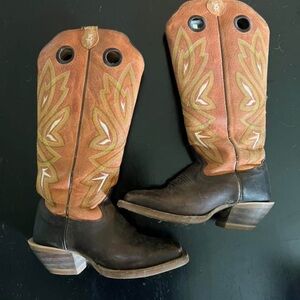 Tony Lama Brown and Tan Western Boots